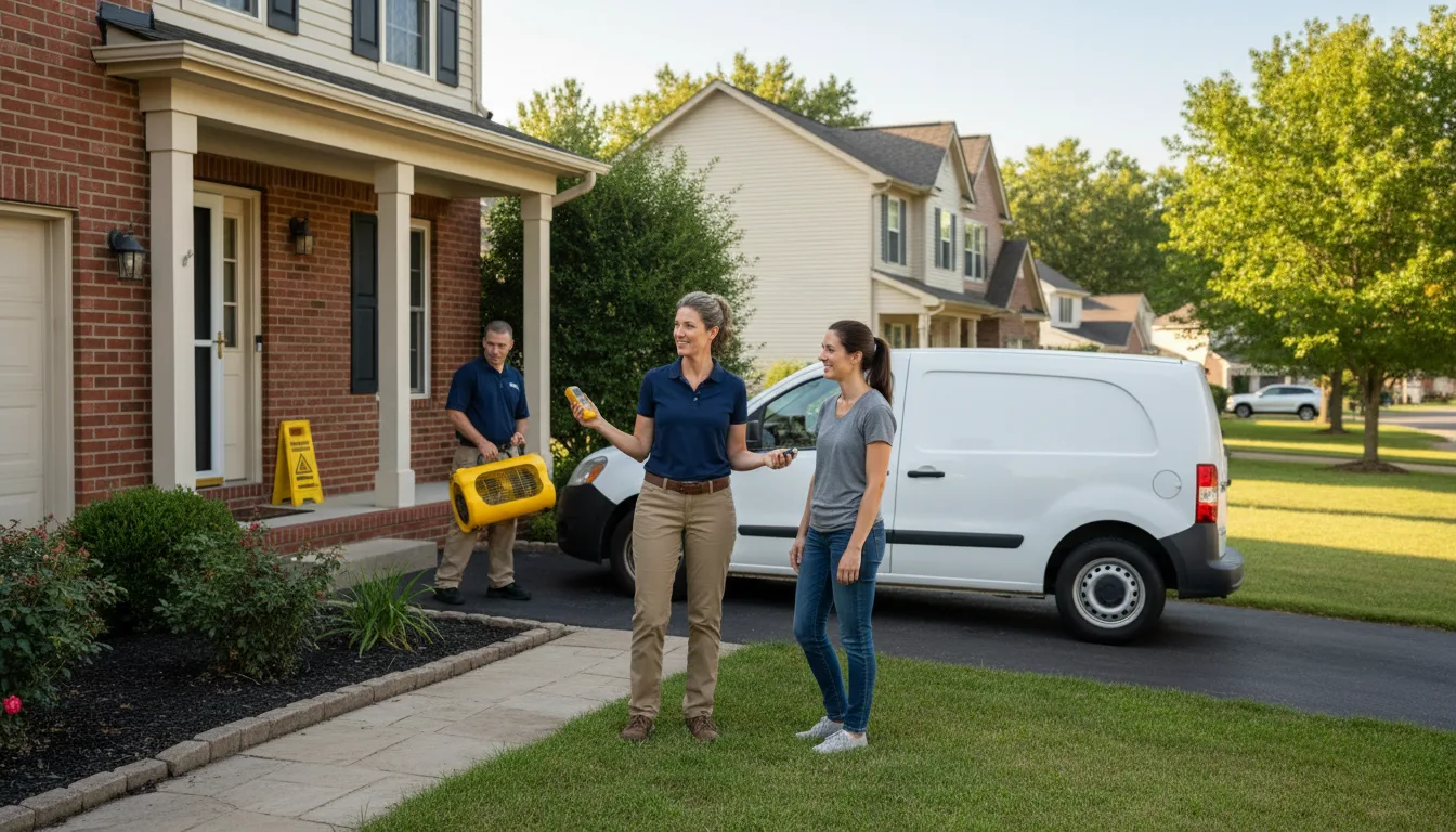 Water restoration image for Dehumidification And Cleanup Services in Alderpoint, CA